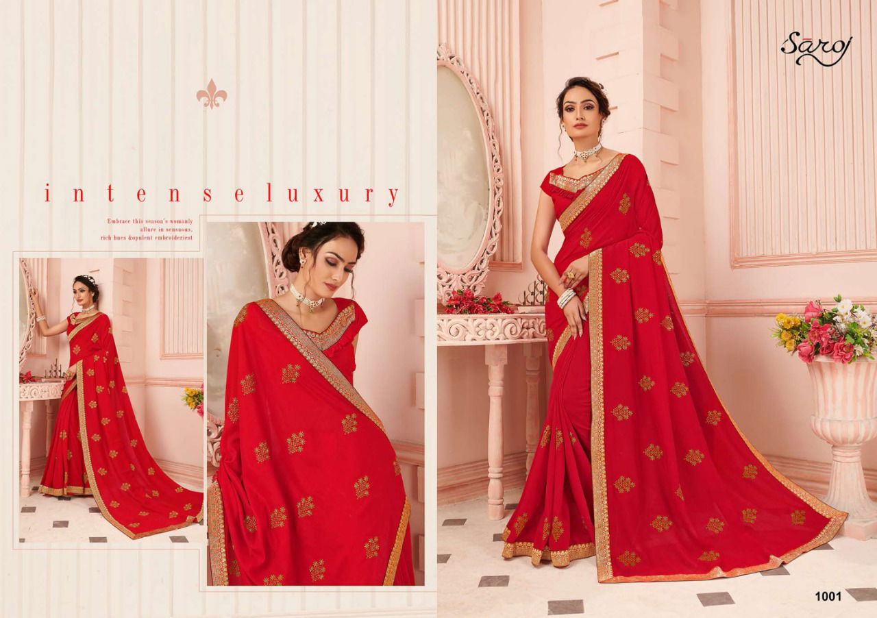 Saroj Biography Wedding Wear Latest Designer Silk Sarees Collection