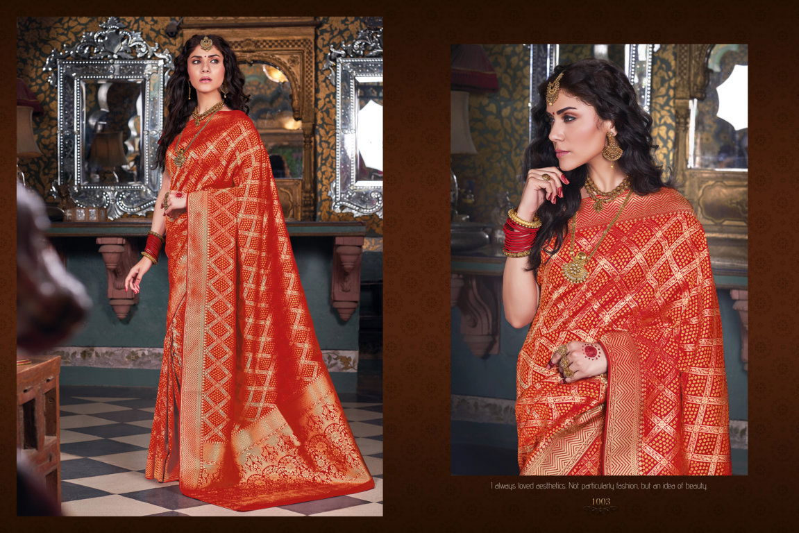 Sangam Purnima Designer Fancy Wedding Wear Banarasi Silk Printed Saree Collection
