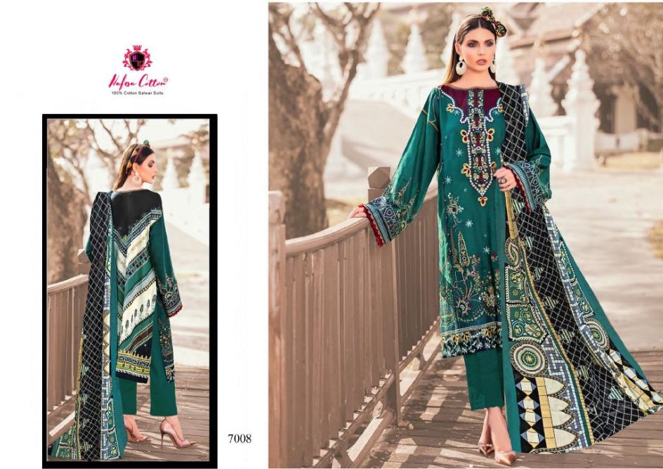 Nafisa Sahil 7 Casual Daily Wear Printed Karachi Cotton Dress Material Collection