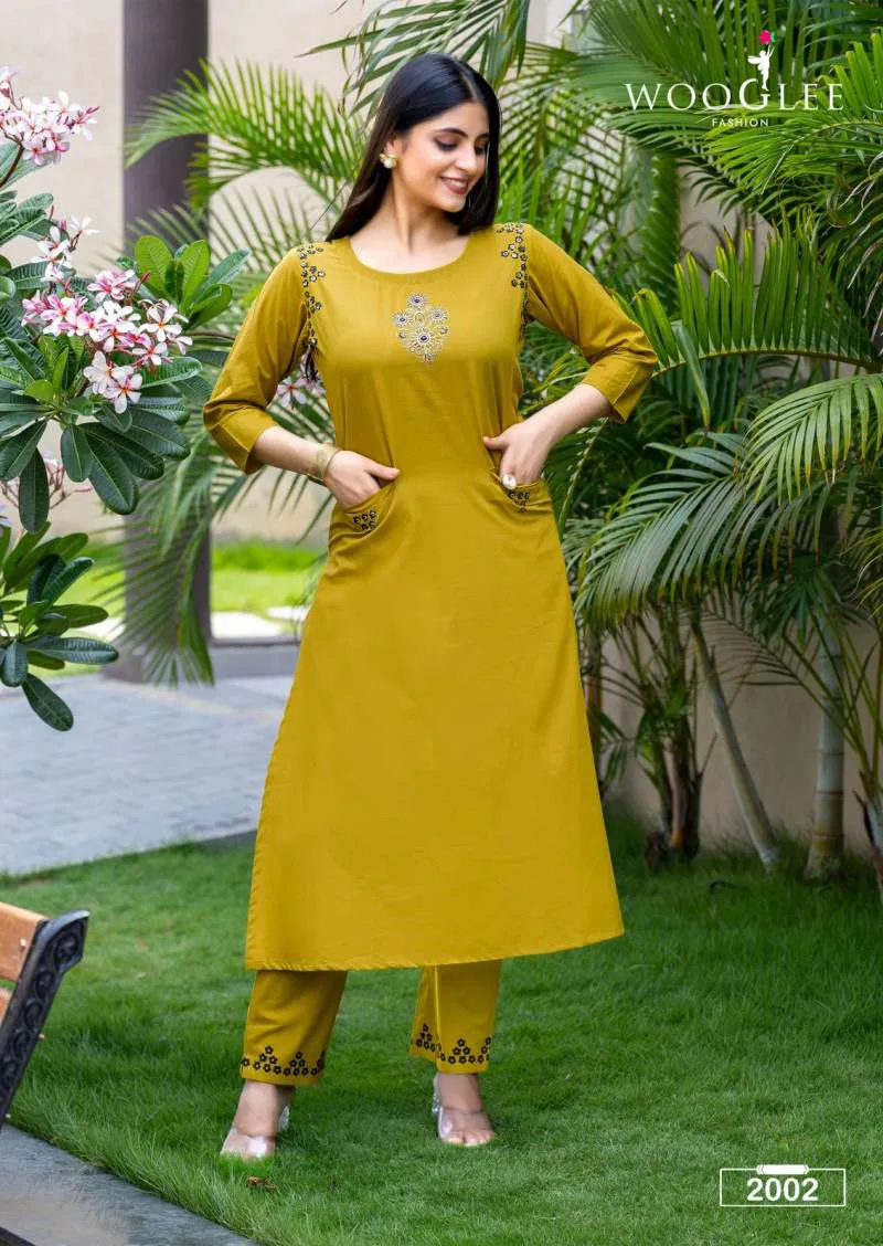 Malvika By Wooglee Cotton Casual Wear Kurti With Bottom Wholesale Market In Surat