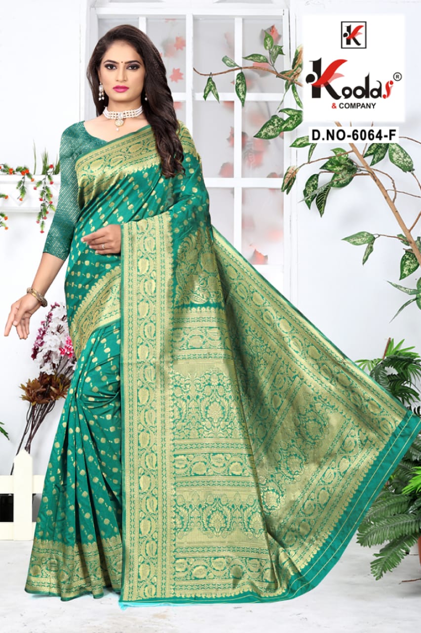 Skoda 6064 Latest Fancy Designer Silk Festive Wear Rich Pallu Designer Saree Collection
