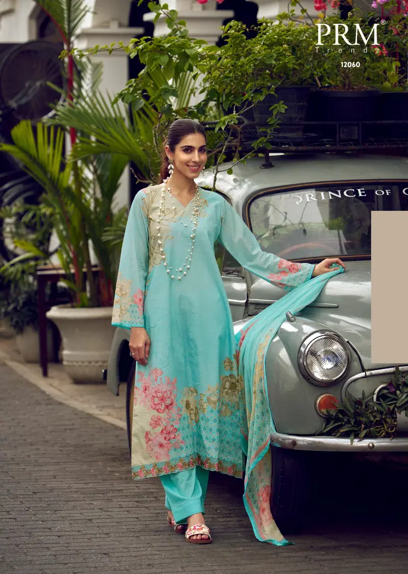 Funflora By Prm Lawn Cotton Printed Dress Material Wholesale Shop In Surat