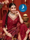 Vidhya By Kaya Roman Silk Anarkali Kurtis Wholesale Distributors In India