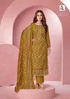 Begum By Alok Suit Viscose Reyon Printed Embroidery Dress Material Wholesale Market