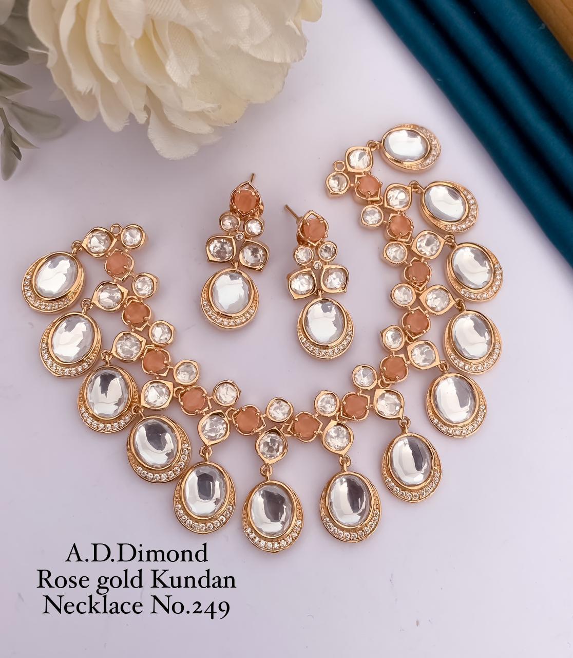 AD Diamond Wholesale Kundan Necklace Manufacturers