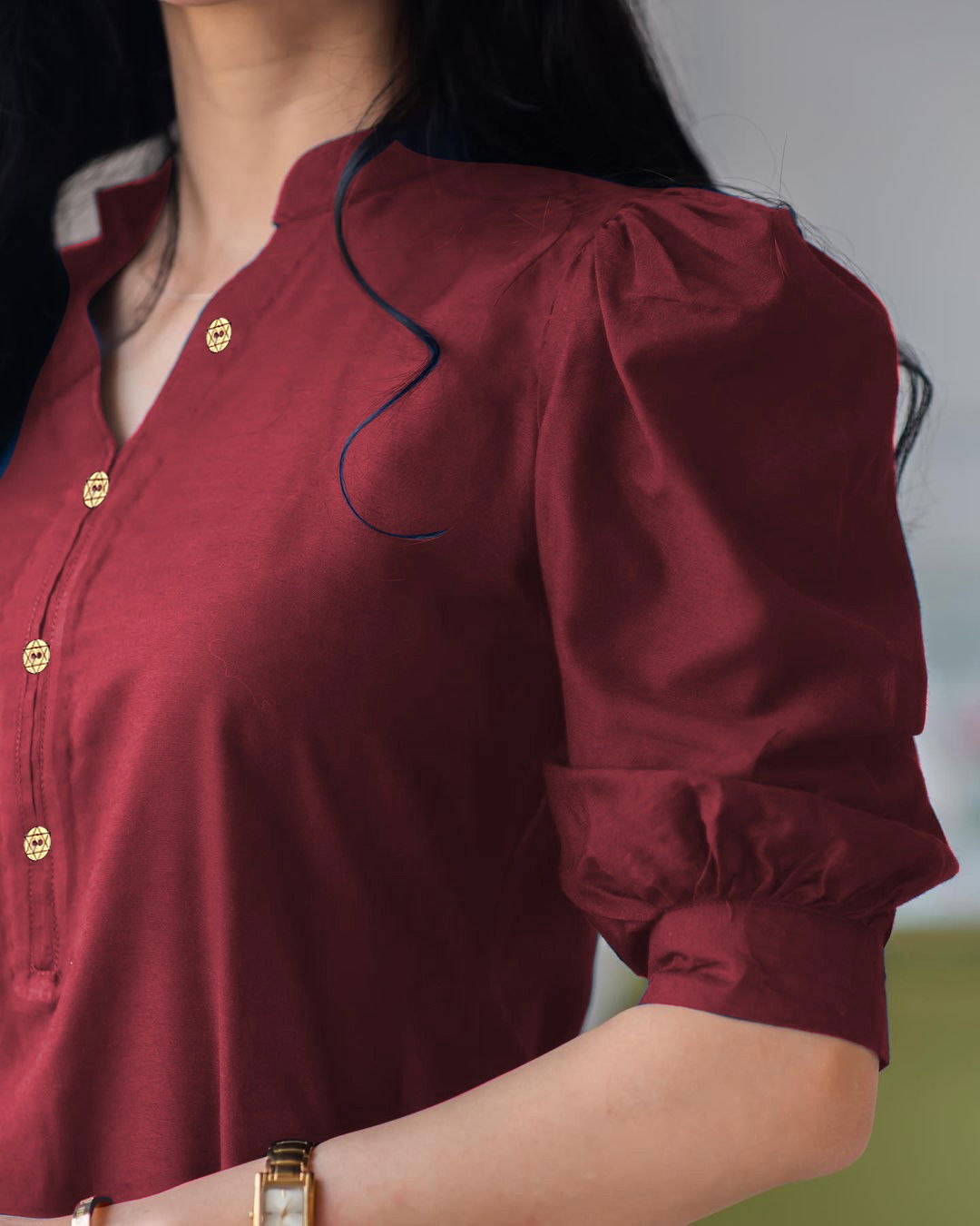 2015 Party Wear Cotton Slub Short Kurti With Bottom Catalog