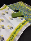 Vk 4191 Linen Print Saree Suppliers in India