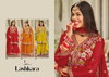 Lashkara By Eba Chinon Embroidery Readymade Suit Wholesale Market In Surat