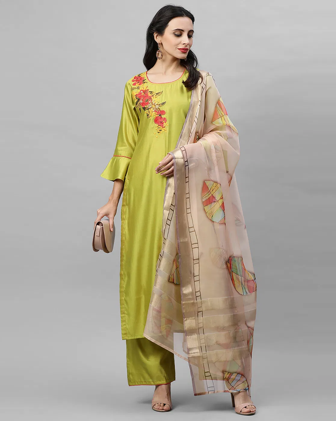 Indo Era 49 Classic New Ethnic Wear Kurti With Bottom And Dupatta Readymade Collection