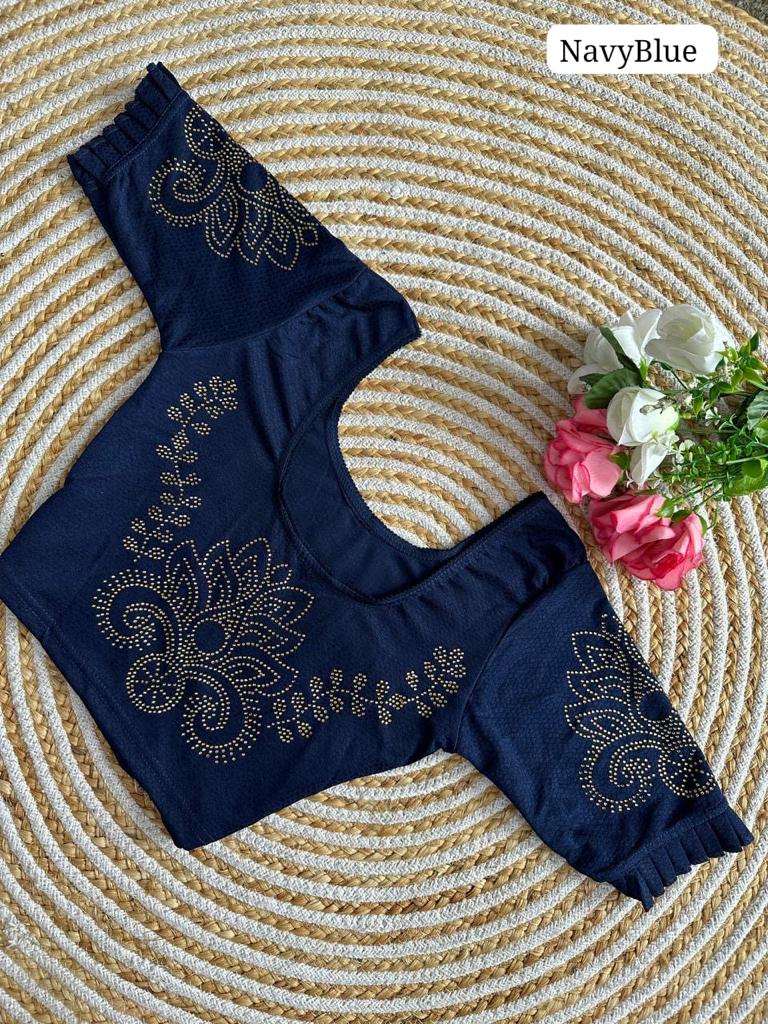 Puspha By Ruhi Designer Swarovski Diamond Blouse Catalog