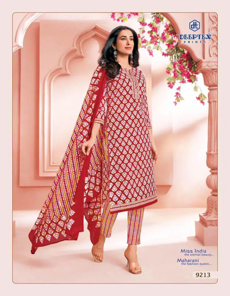 Miss India Vol 92 By Deeptex Cotton Printed Dress Material Exporters In India