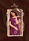 Baawri By Mittoo Rayon Threadwork Kurti With Bottom Wholesale Online