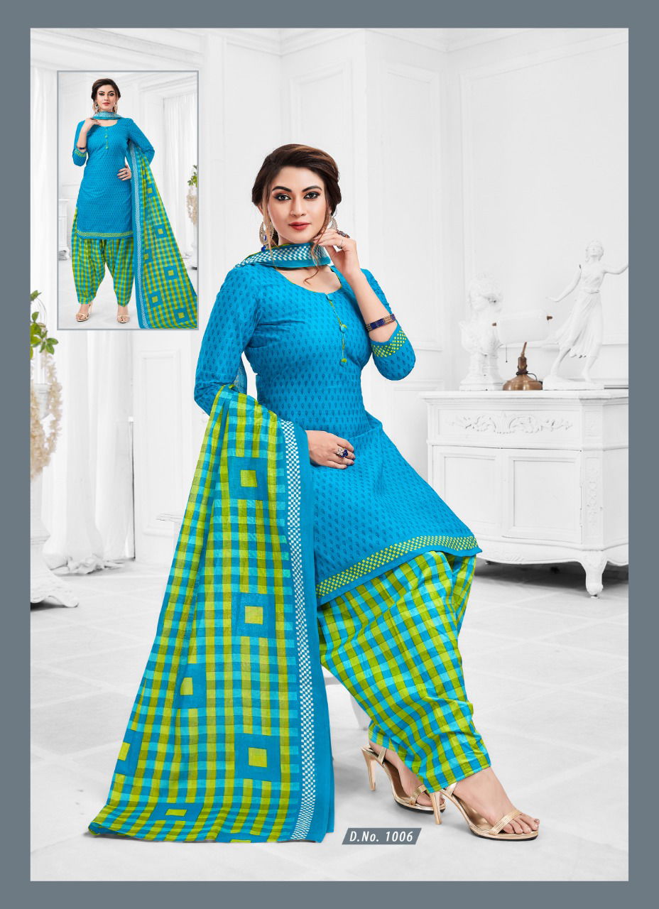 SC Punjabi Patiyala Vol 1 Latest Printed Cotton Casual Wear Dress Material Collection