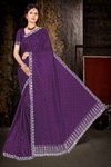 Ronisha 20 Checks Lycra Satin Silk Wholesale Party Wear Saree In India