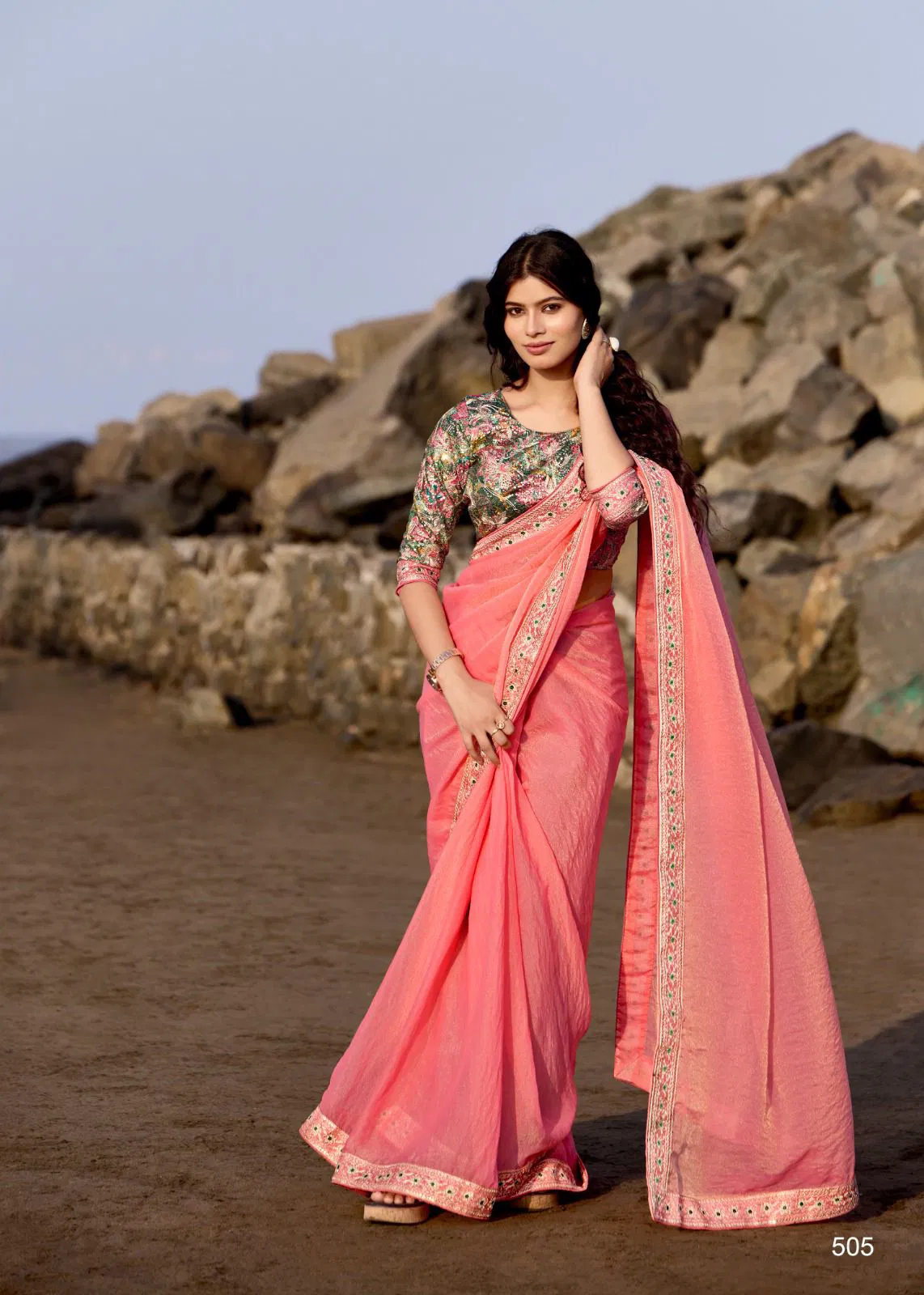 Magnolia Vol 5 By Kashvi Malai Silk Wholesale Designer Saree In India