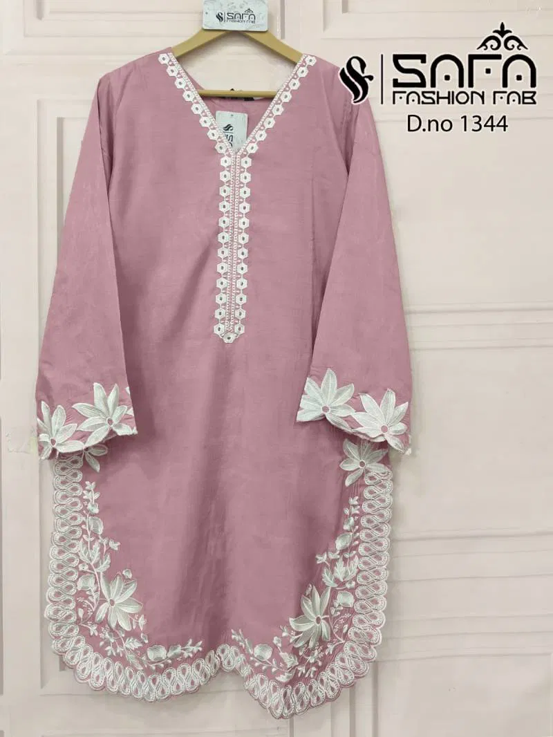Safa Fashion Fab 1344 Tunic Pakistani Ready Made Suit Bulk Orders In India