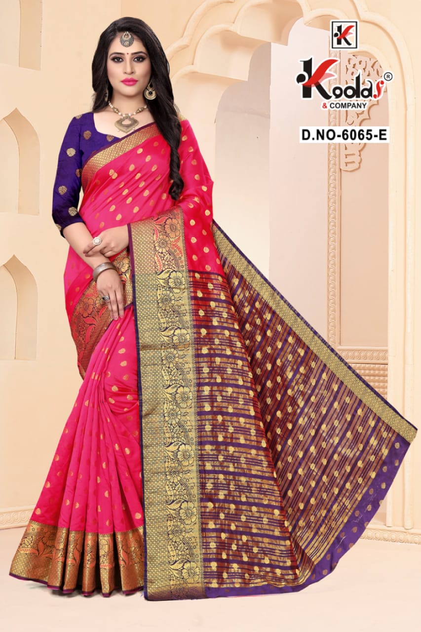 Mahek 6065 Fancy Silk Festive Wear Designer Saree Collection
