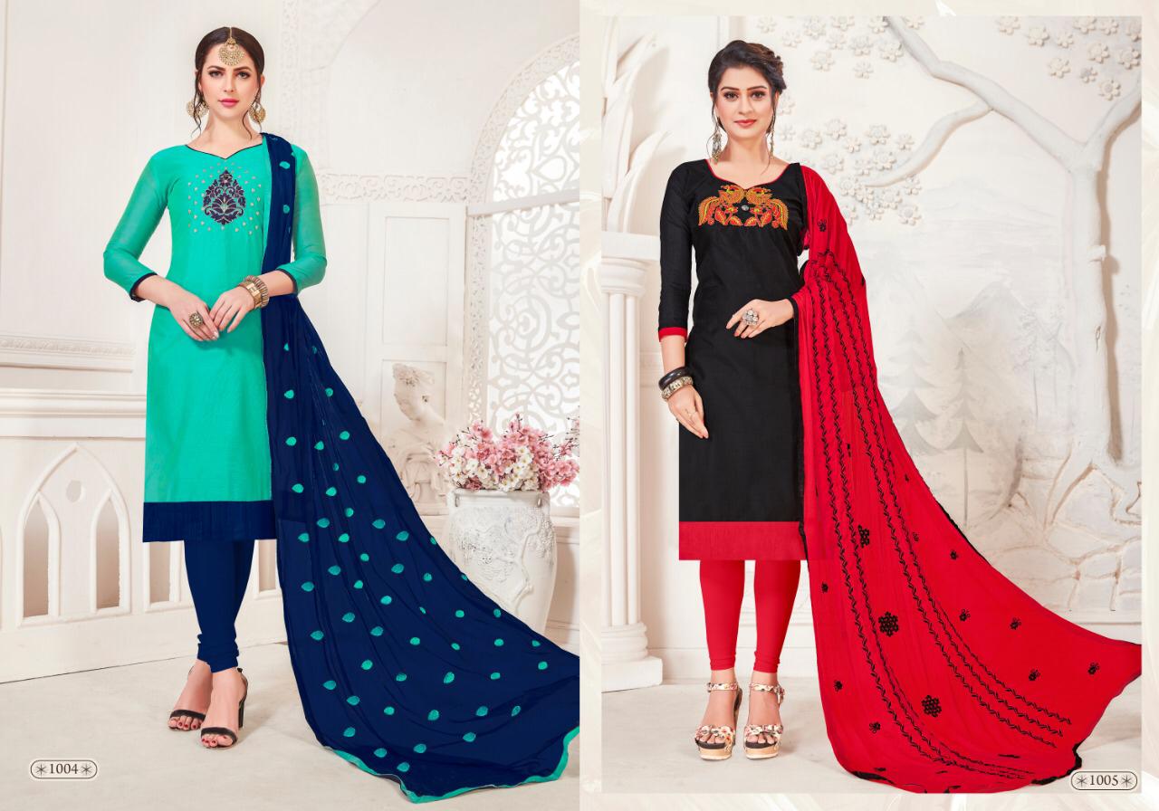 Lollipop Latest Modal Silk Embroidery Work Dress Material Collection Nazmeen Embroidery Work Dupatta 