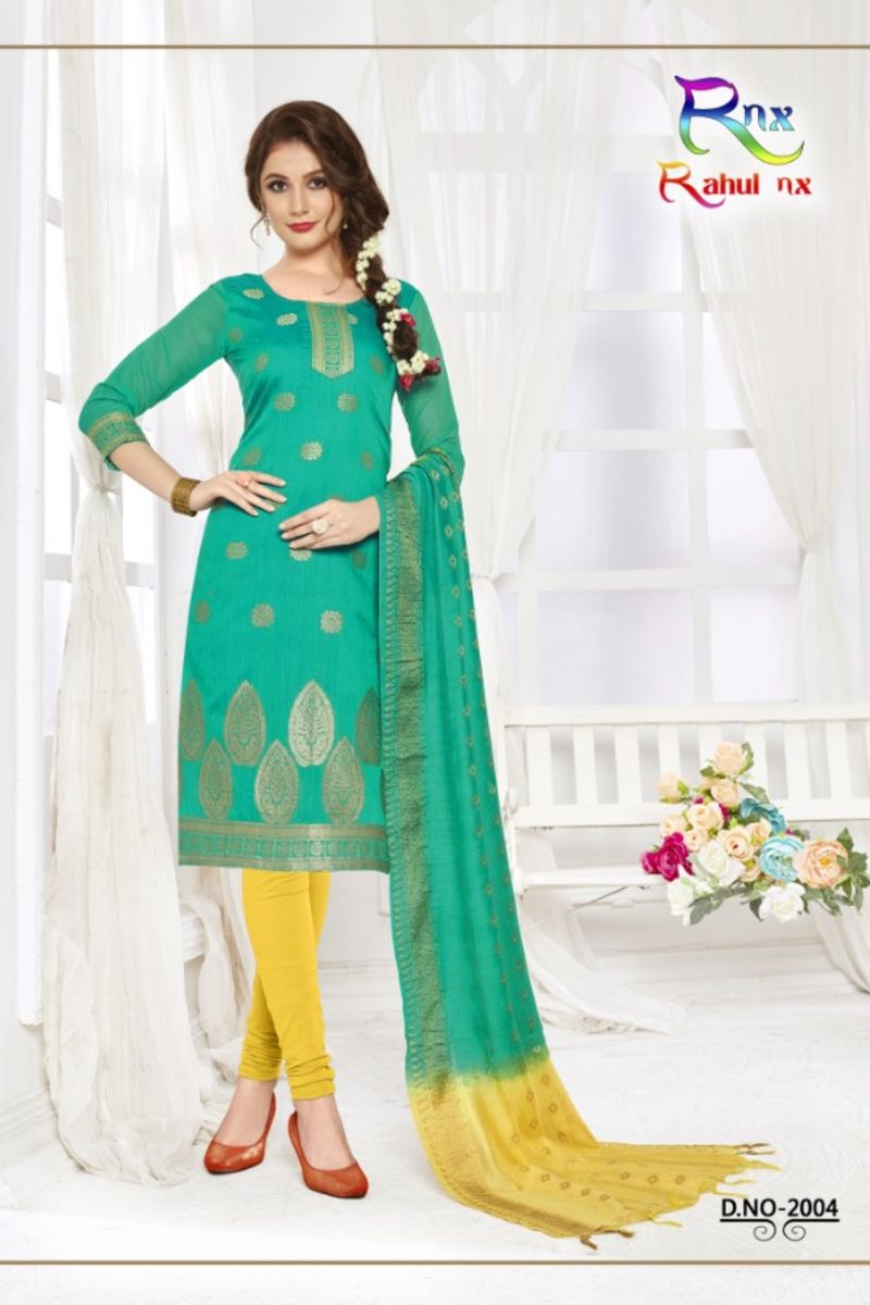 Rahul Nx Kanchipuram Vol 2 Special Banarsi Salwar And Dupatta Chudidar Dress Material 