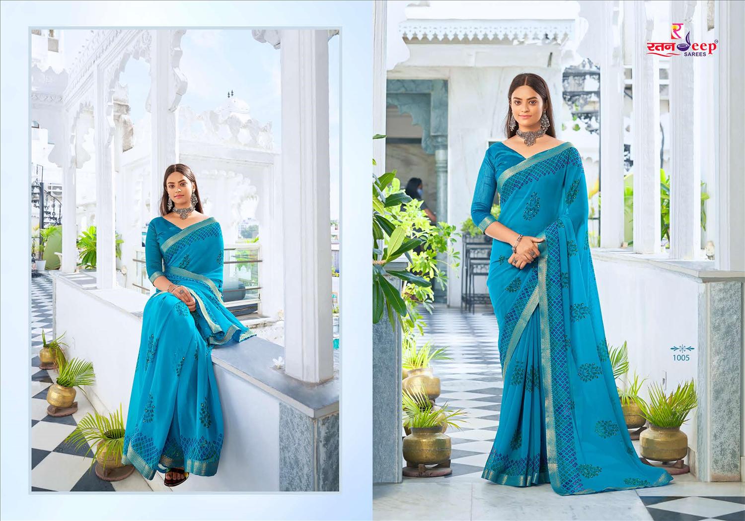 Bulbul Designer Fancy Ethnic Wear Georgette Printed Designer Saree Collection