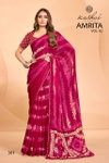 Amrita Vol 3 By Kashvi Dull Moss Daily Wear Sarees Wholesale Online