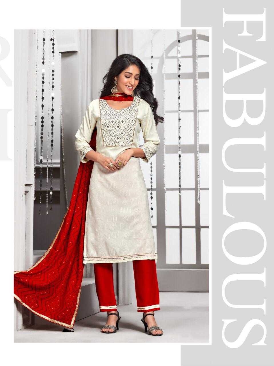 Kiana Crystal 2 Exclusive Casual Wear Readymade Rayon Salwar Suit Collection
