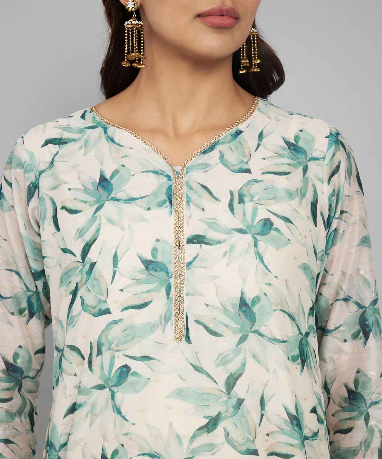 Label Khoj 9687 To 9691 Chanderi Printed kurti Wholesalers In Delhi