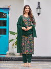 Sirin Vol 2 By Radhika Vertican Foil Printed Kurti With Bottom Dupatta Orders In India