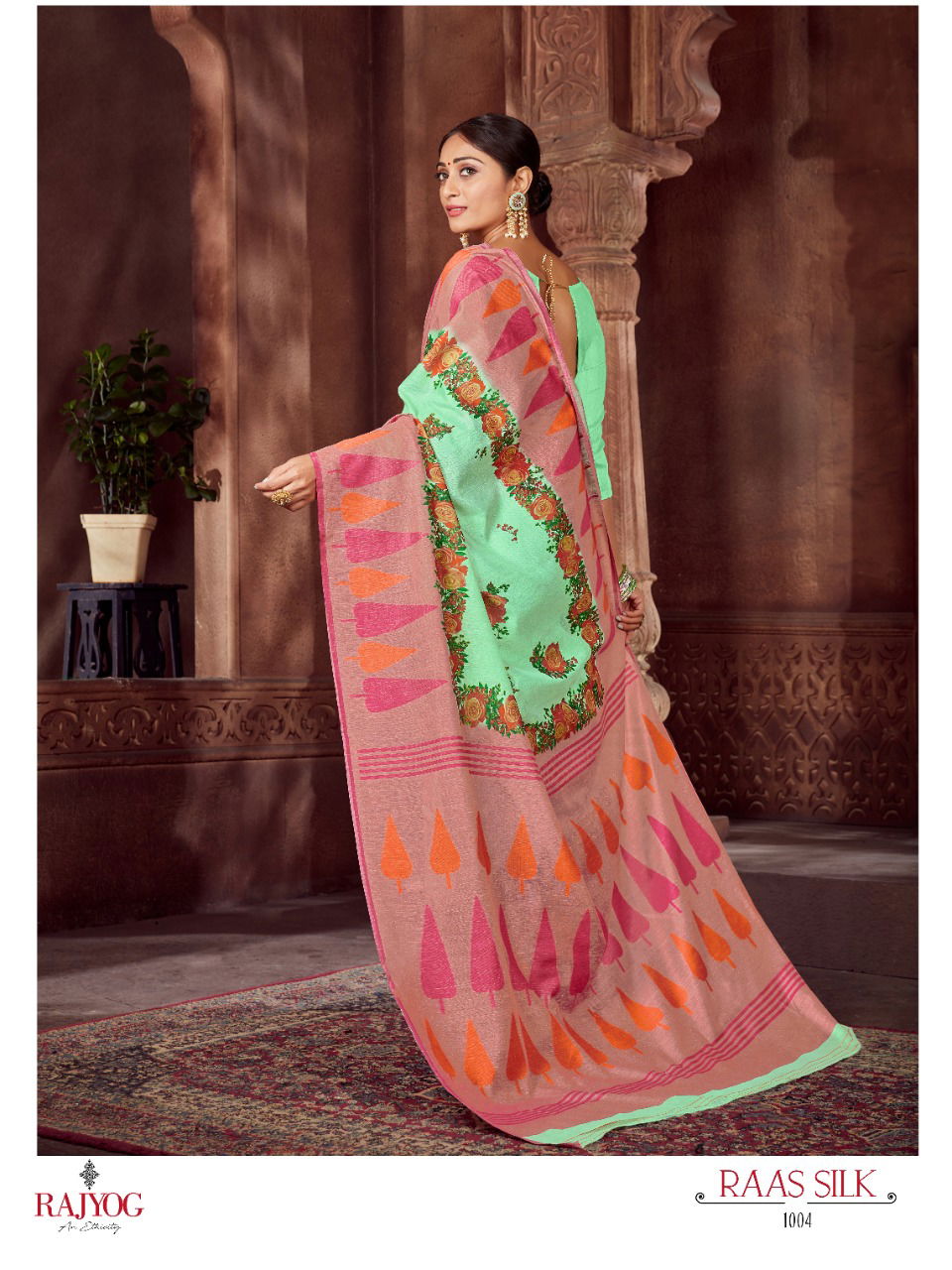 Rajyog Raas Silk Latest Traditional Festive Wear Designer Soft Cotton Saree Collection 
