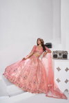 Pink Colour Banarsi Silk Lahenga With Blouse And Dupatta Wholesale In Delhi Kf 2151