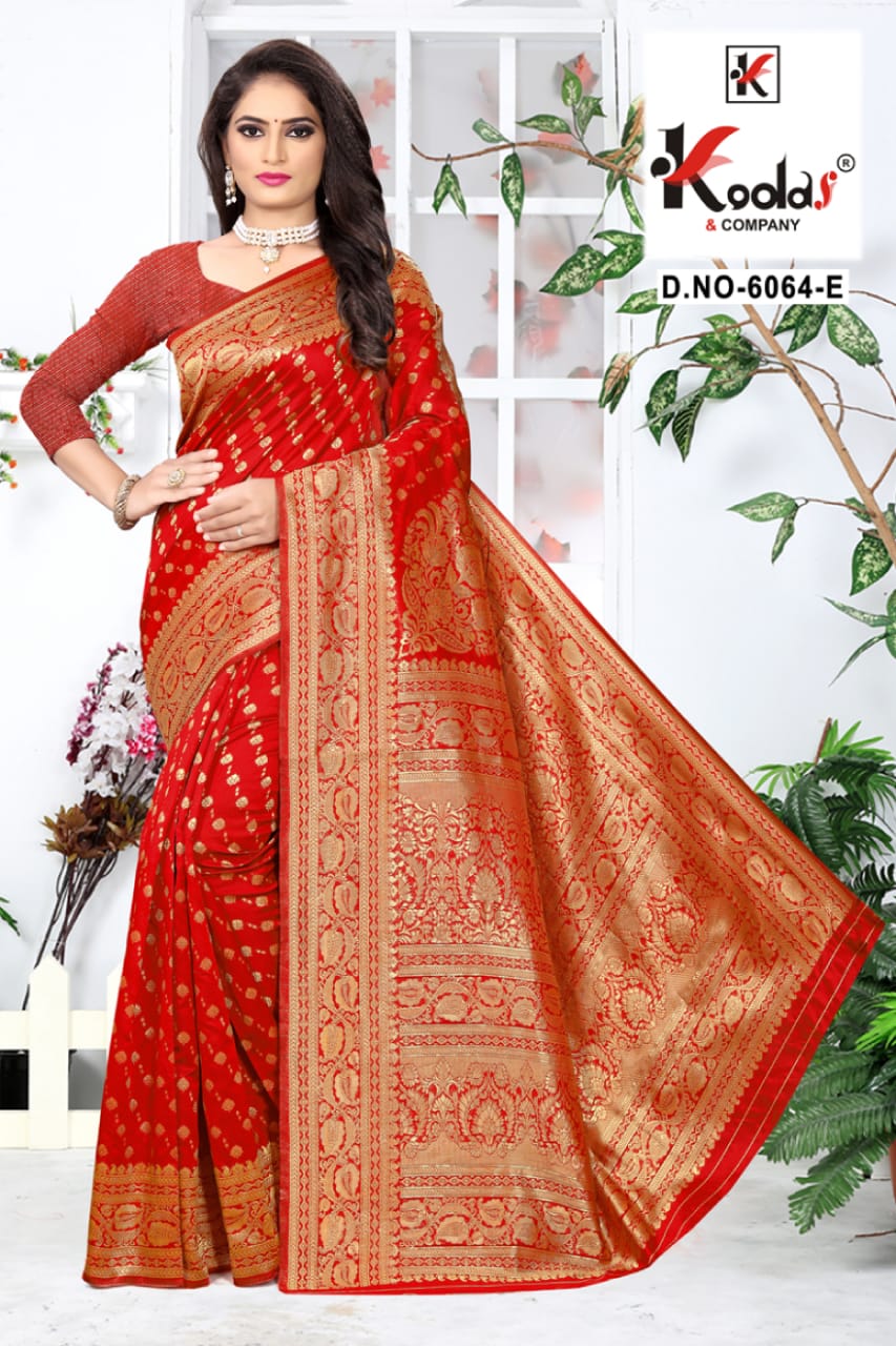Skoda 6064 Latest Fancy Designer Silk Festive Wear Rich Pallu Designer Saree Collection
