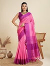 Jf 2584 To 2591 Raw Silk Temple Woven Border Saree For Bussiness 