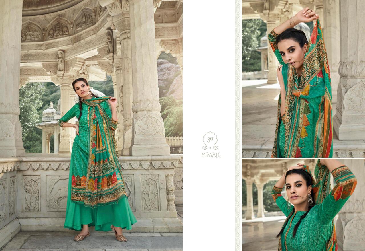 Glossy Blossom 27 Latest Designer Printed Salwar Suit Collection With Pure Bemberg Chiffon Digital Print Dupatta 