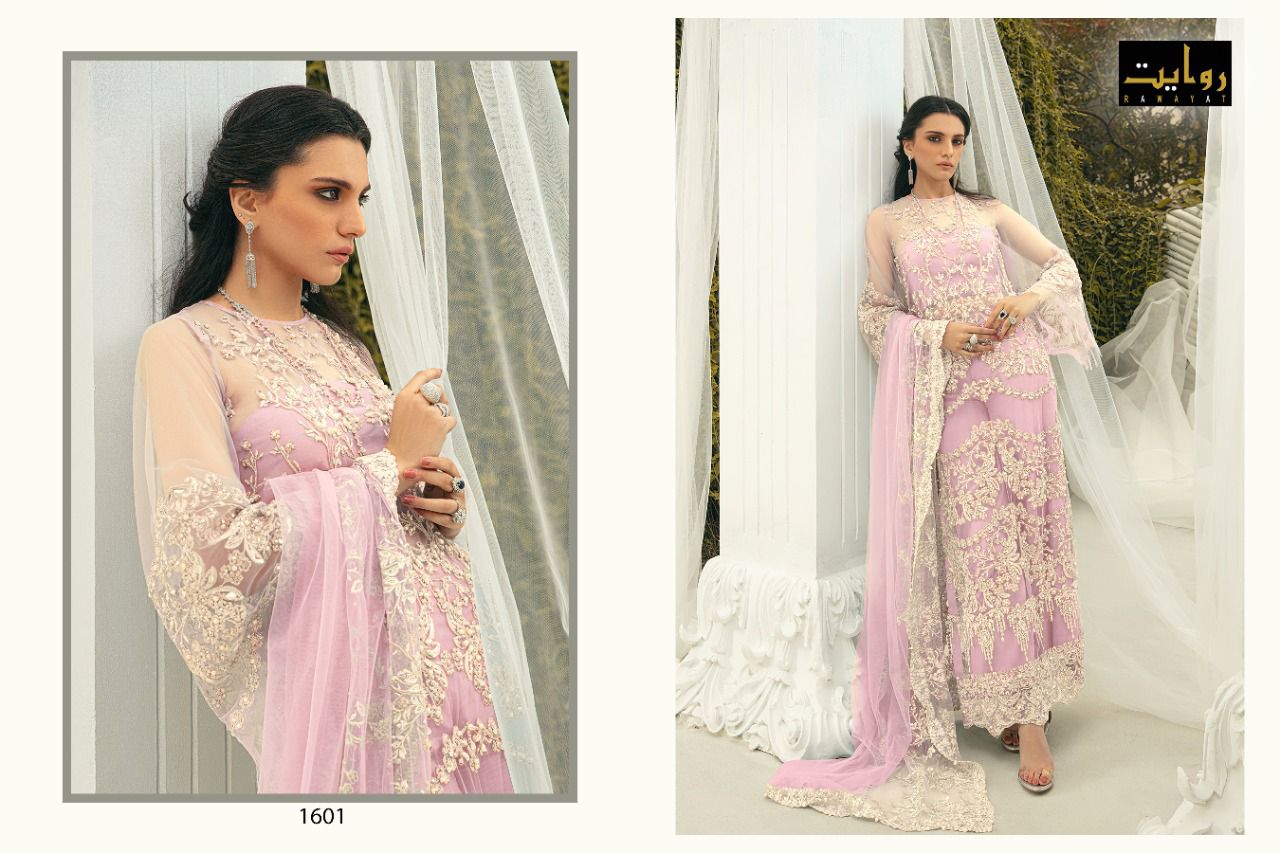 Rawayat Rizwana 2 Heavy Festive Wear Georgette Embroidery Pakistani Salwar Suits