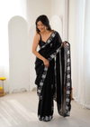 Kc 913 Fendy Satin Silk Cutdana Work Designer Saree Exporters In India