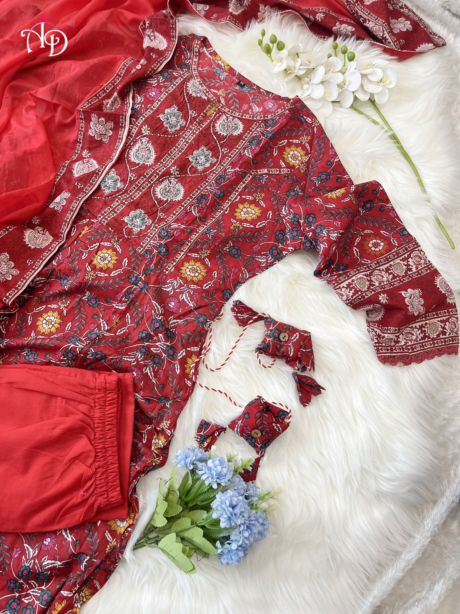Akshar Long Anarkali Kurti With Bottom Dupatta Wholesalers In Delhi