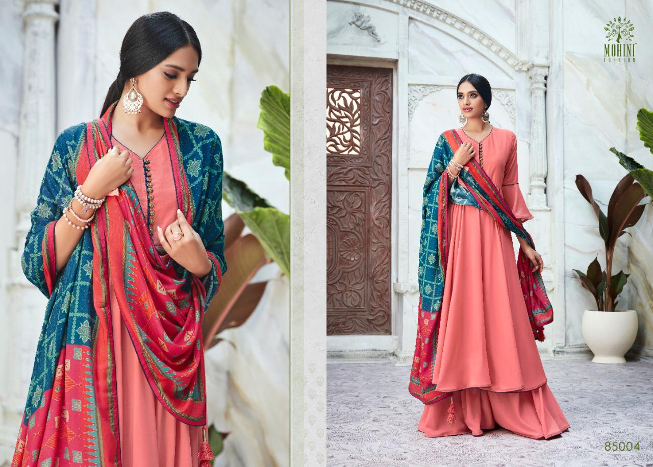 Mohini Glamour Vol 85 Latest Designer Stylish Classy Party Wear Suit  Collection With Printed Dupatta