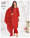 Sarsa Vol 3 By Radhika Jam Satin Kurti With Bottom Dupatta 