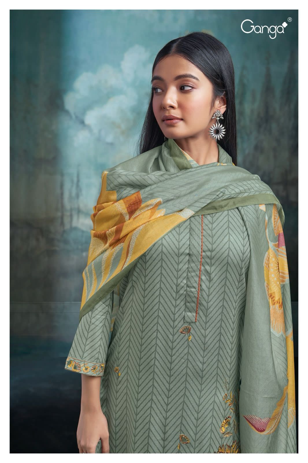 Myley 2087 By Ganga Kurti Bottom With Dupatta  Salwar Kameez Catalog