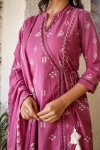 Naisha K 93 Cotton Angrakha Style Printed Kurti With Bottom Dupatta Wholesale Market In Surat