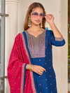 Jalpari By Aanchi Vichitra Silk Kurti With Bottom Dupatta Exporters In India