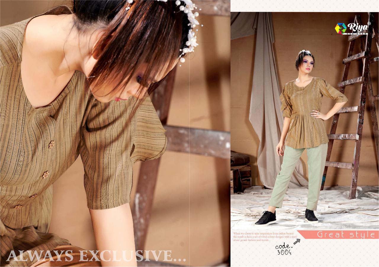 RIYA Western-Nx Latest Fancy Designer Heavy Party Wear Handloom Western Top With Bottom Collection