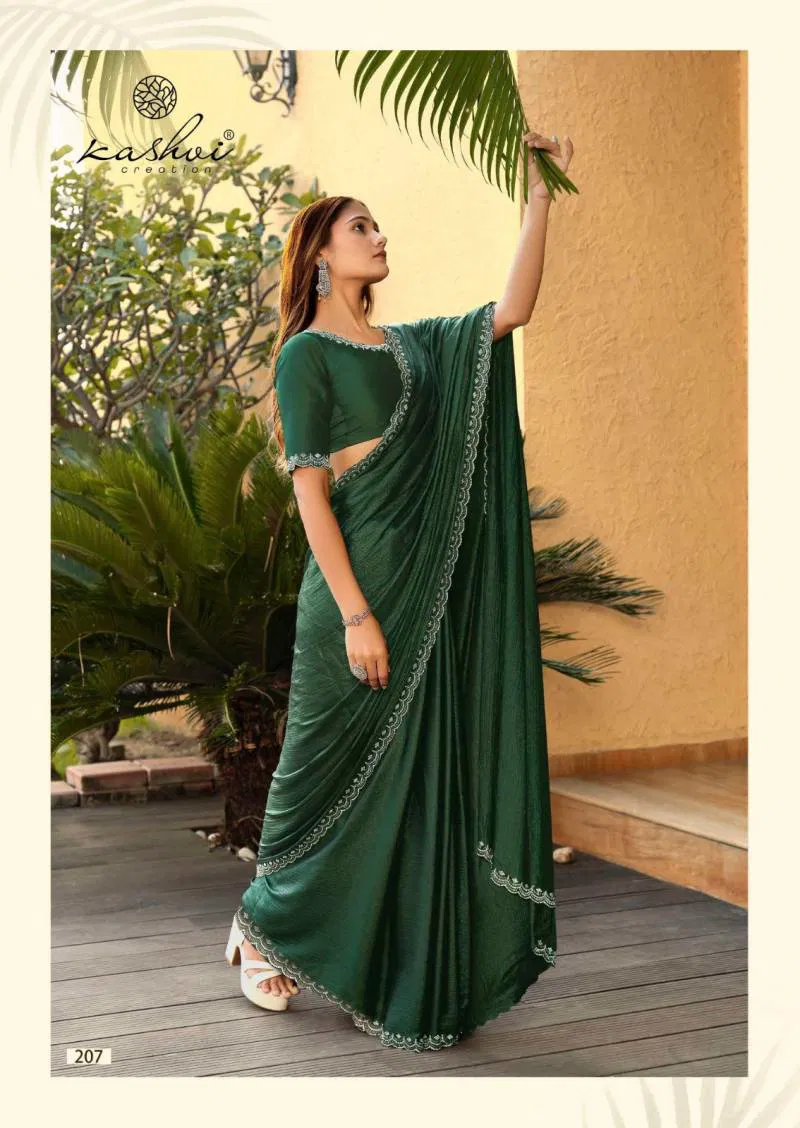 Sapphire Vol 2 By Kashvi Soft Silk With Jharkan Work Saree Wholesale Market Surat
