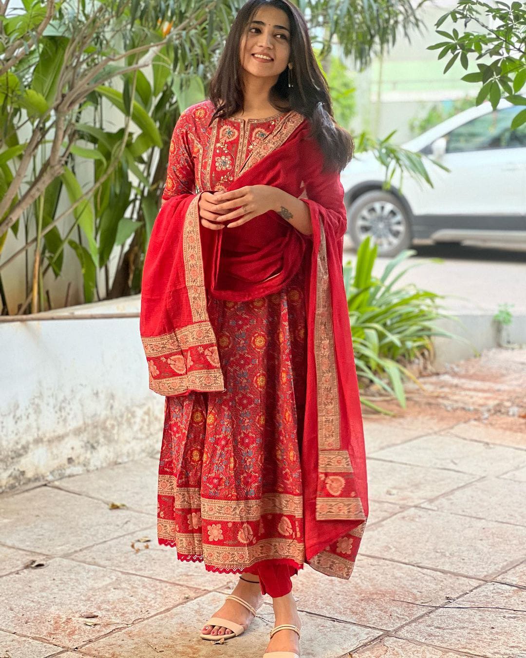 Akshar Long Anarkali Kurti With Bottom Dupatta Wholesalers In Delhi