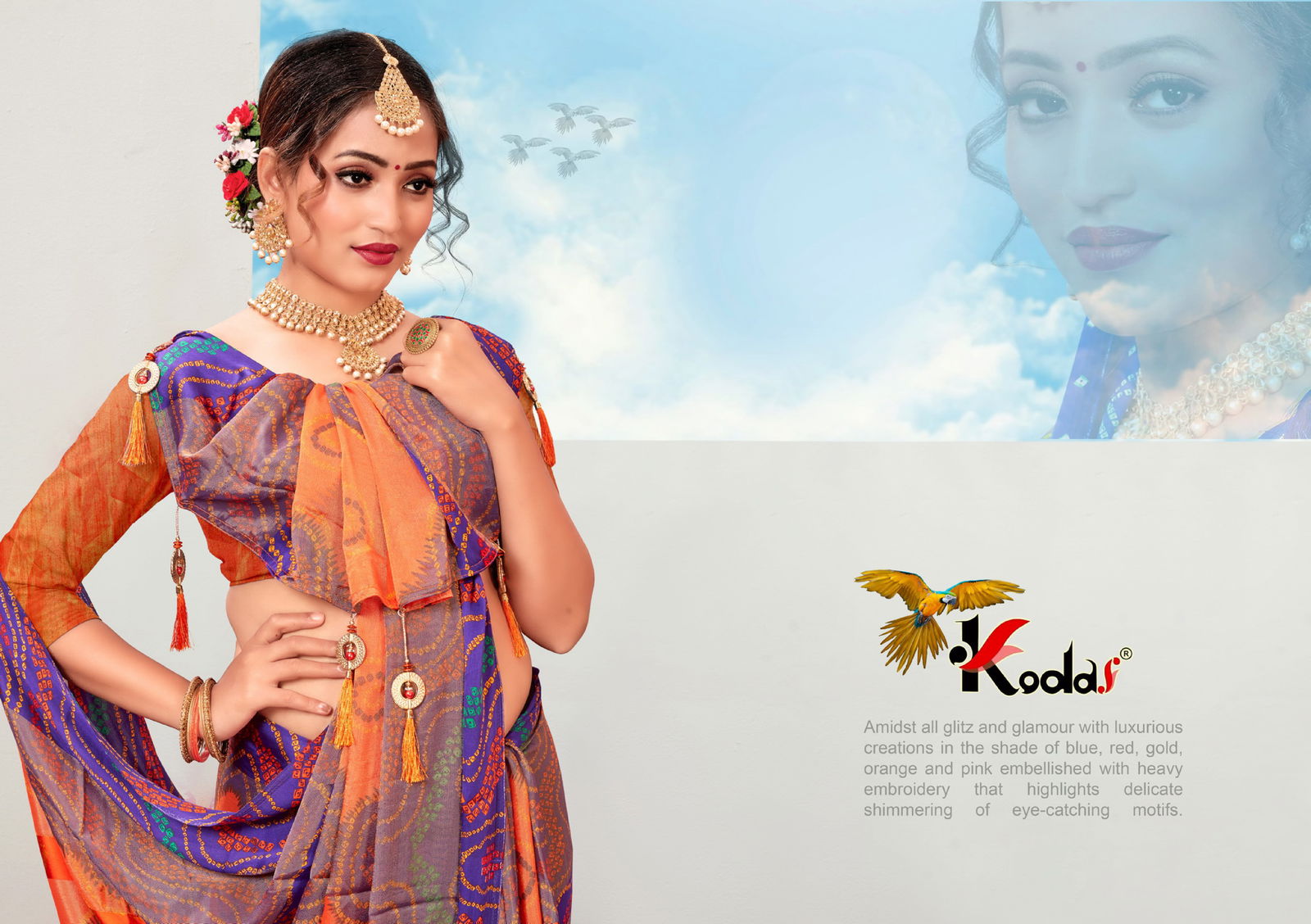 Rukmini Latest Fancy Regular Casual Wear 	Weightless Georgette Printed Sarees Collection
