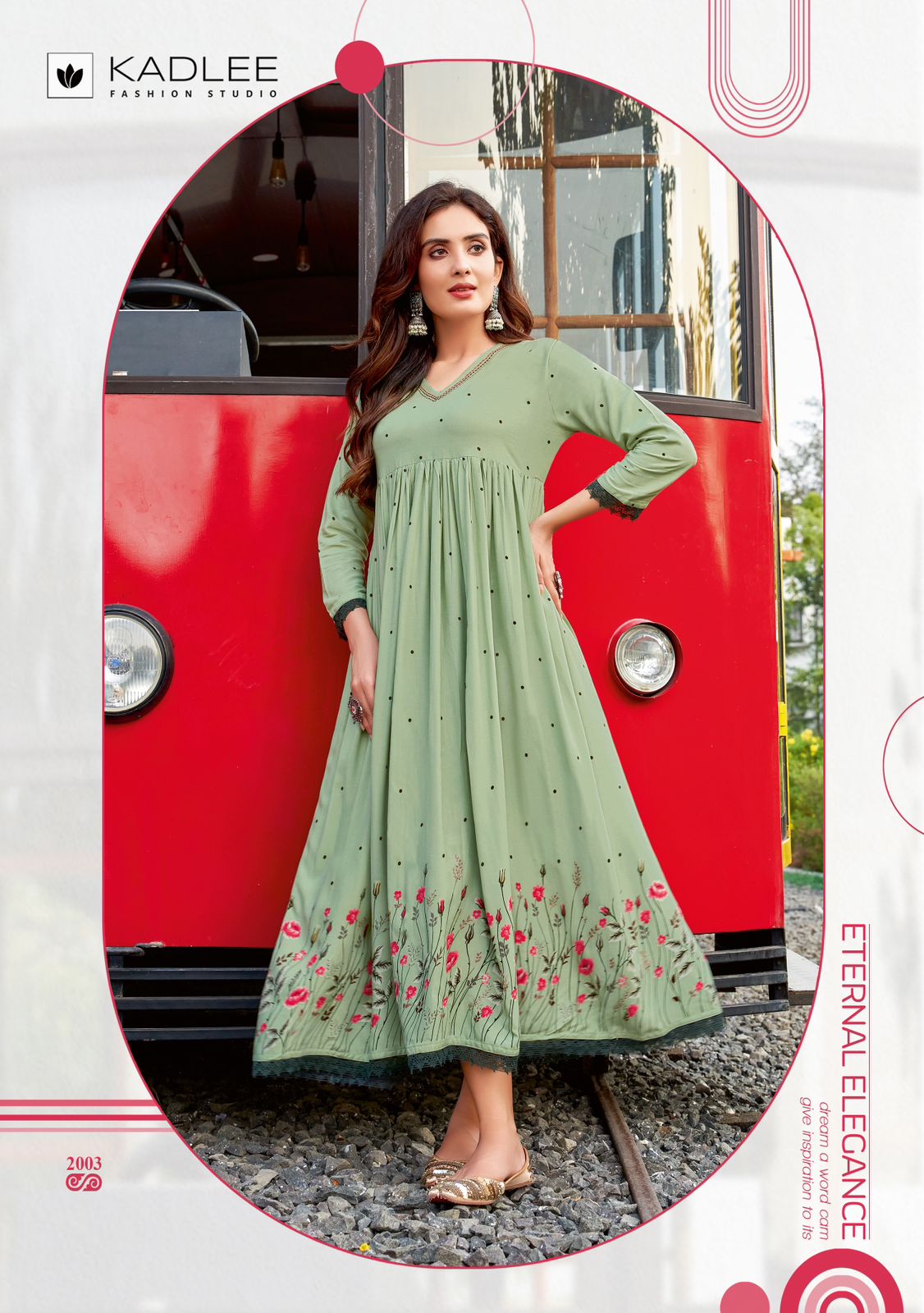 Infinity By Kadlee Rayon Printed Kurti Exporters In India