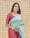 Soft Silk 4084 Lichi Soft Silk Festival Wear Saree Wholesale Shop In Surat
