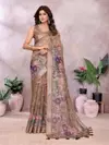 Vc Samaira B Party Wear Printed Linen Saree Wholesale Market In Surat With Price