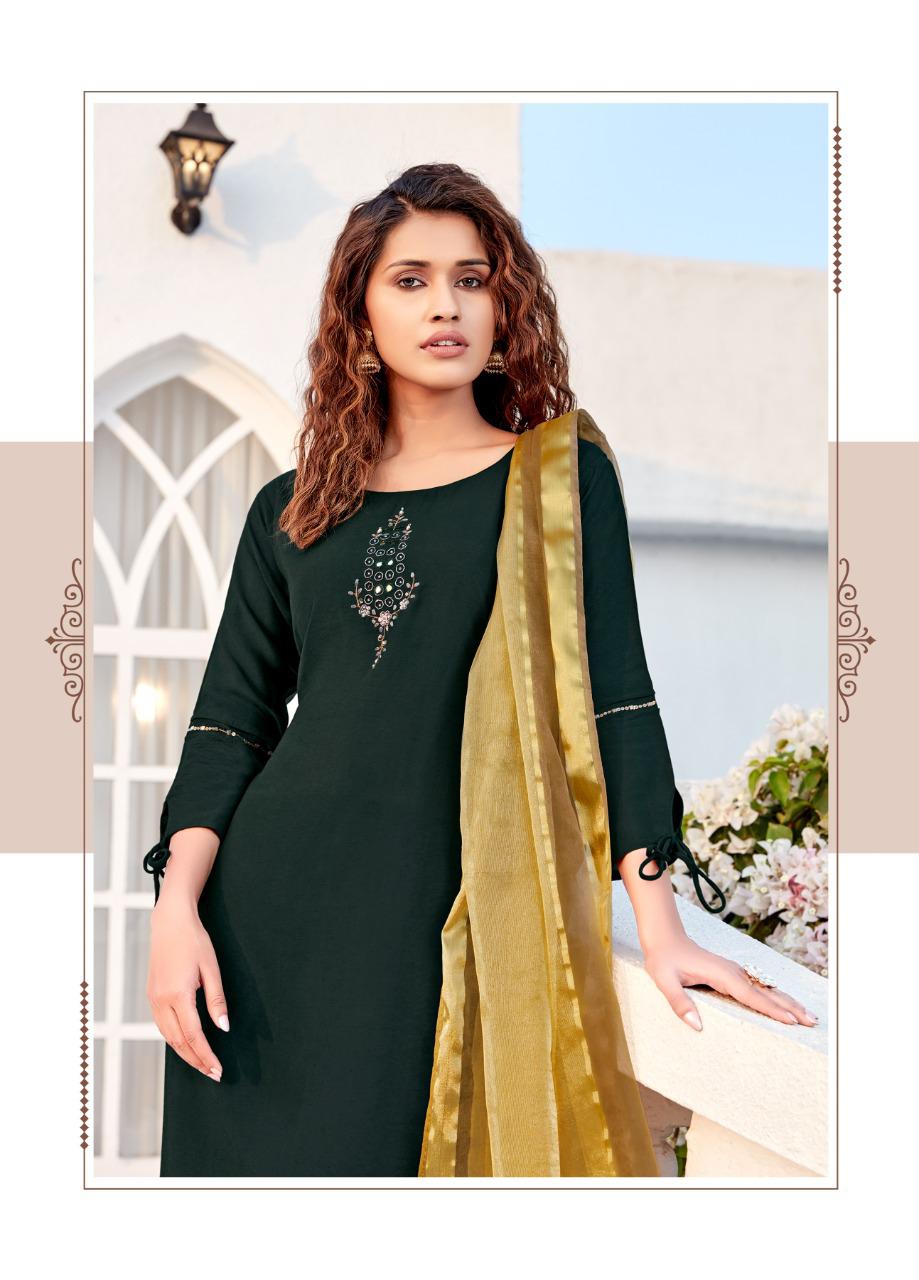 Ladies Flavour Offira Latest Fancy Casual Wear Heavy Nylon Viscose With Embroidery With Hand work Readymade Collection
