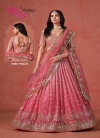 Peach Colour Elegance By Zeel Georgette Designer Lehenga Choli Wholesale Online